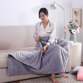 USB многофункционално загряващо одеяло за шал 5V електрическо одеяло с ниско напрежение Отоплително одеяло Офис, закупено покрито и износено