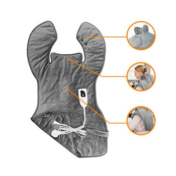 A0KC Нагревателна подложка за облекчаване на болката Удобна и мека нагревателна подложка Миеща се подложка за облекчаване на болката в рамото с регулируема температура