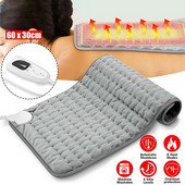 Prenosný ohrievač 110V-240V, domáca deka, časovač, fyzioterapeutická vyhrievacia podložka na ramená, krk, chrbát, chrbticu, nohy, úľavu od bolesti, zimné teplo