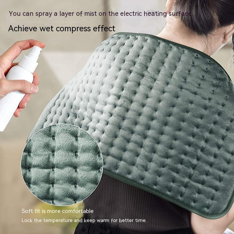 Prenosný ohrievač 110V-240V, domáca deka, časovač, fyzioterapeutická vyhrievacia podložka na ramená, krk, chrbát, chrbticu, nohy, úľavu od bolesti, zimné teplo