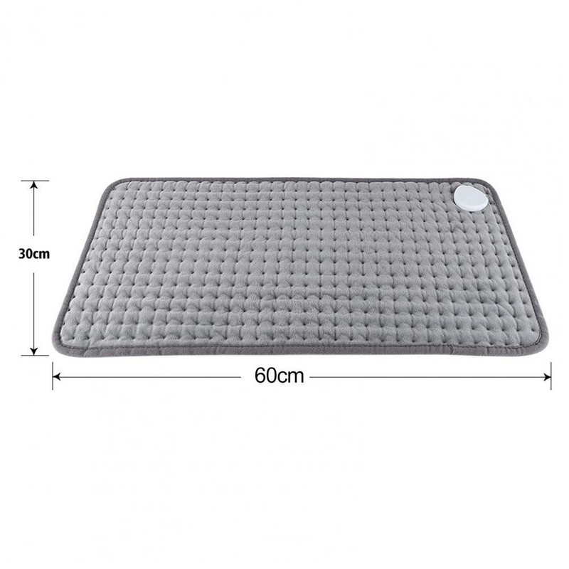 Vyhrievacia deka s funkciou časovania, 6 prevodových stupňov, rýchla regulácia teploty, zástrčka EU, LED displej, mäkká elektrická vyhrievacia podložka pre domácnosť