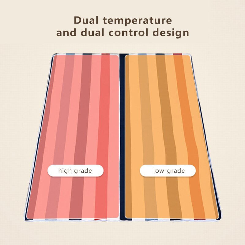 Elektrická deka jednoduchá elektrická deka dvojitá dvojitá ovládacia elektrická deka pre inteligentnú domácnosť v ubytovni, ktorá sa v zime zahreje