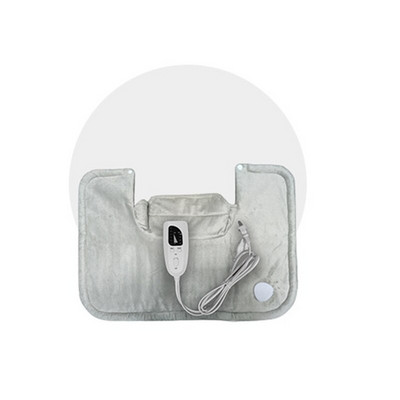 Elektrická fyzioterapeutická vyhrievacia podložka, deka, svaly, ramená, krk, chrbát, vyhrievací šál, nastaviteľná teplota, zástrčka EÚ