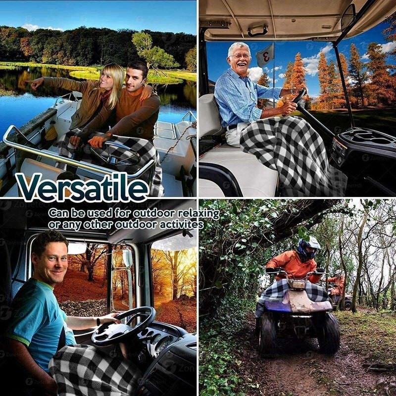 Vyhrievaná deka do auta, elektrická deka 12V, elektrická deka do auta, mriežka, teplá jesenná a zimná elektrická deka do auta