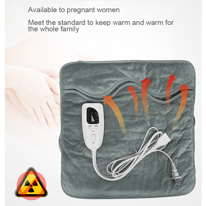 Pernă de încălzire pentru picioare electrice 220V Încălzitor pentru picioare Încălzitor de pantofi de căldură electrică Pernă caldă și păroasă pentru picioare Priză UE