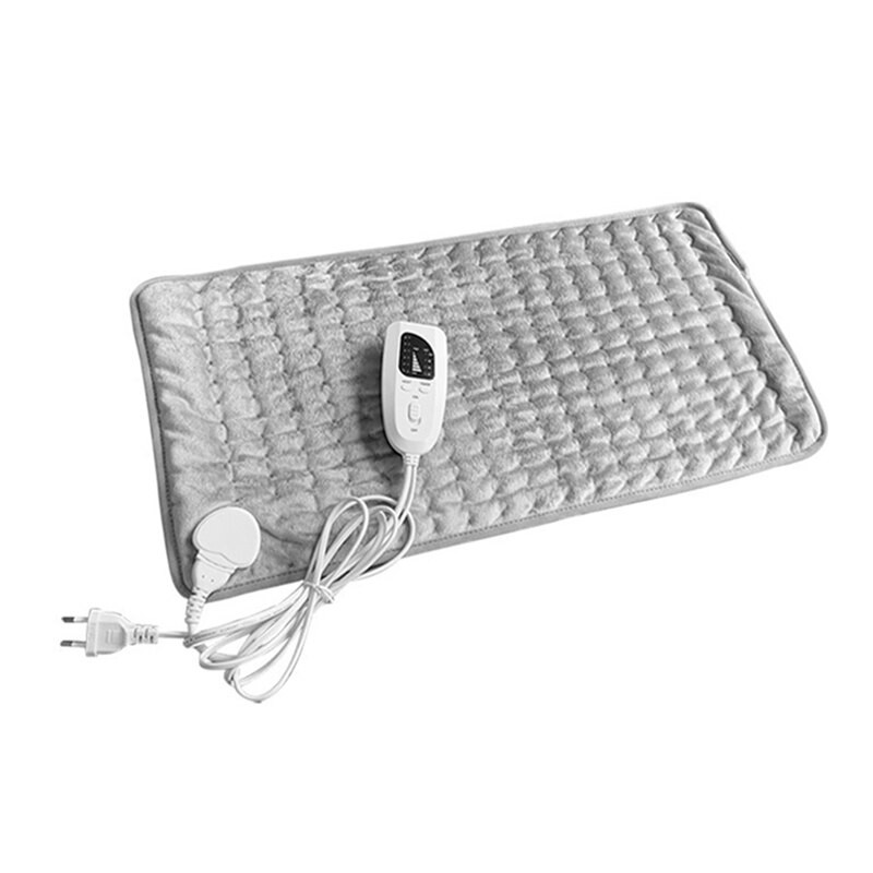 Tampă de încălzire electrică Pătură Temporizator Tampă de încălzire pentru fizioterapie pentru umăr, gât, spate, coloanei vertebrale, picior, ameliorarea durerii, priza UE