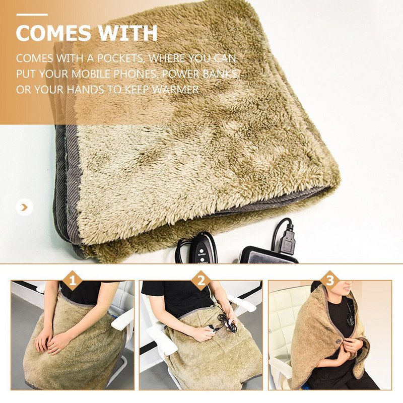 1 ks deka do auta vyhrievaná šálová fólia vyhrievacia deka na telo flanelová deka flanelová deka USB vyhrievacia deka