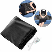 Elektrické vyhrievacie prikrývky, USB vyhrievaný šál, mobilný vyhrievaný šál, vyhrievaná deka na ramená a krk do domácej kancelárie, zimný ohrievač