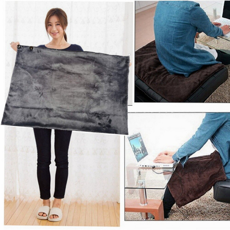 Elektrické vyhrievacie prikrývky, USB vyhrievaný šál, mobilný vyhrievaný šál, vyhrievaná deka na ramená a krk do domácej kancelárie, zimný ohrievač