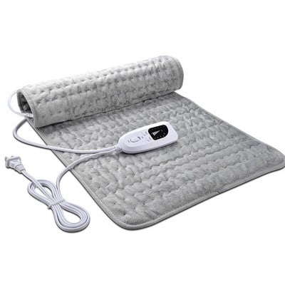 Elektrická vykurovacia podložka s nastaviteľnou teplotou 6 úrovní, kryt pre spálňu, ubytovňu, kanceláriu, proti prechladnutiu
