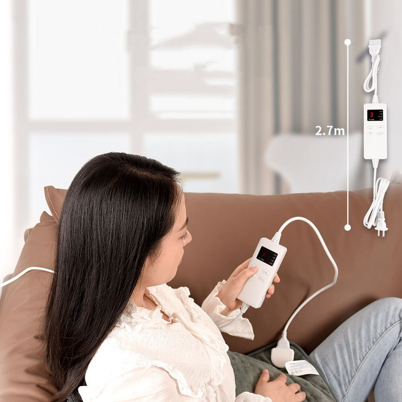 Covoraș pentru picioare Tampă termică Pătură electrică pentru încălzire pentru picioare Cearșaf încălzit Încălzire pentru casă Încălzitor cald pentru animale de companie, reîncărcabil de iarnă pentru canapea