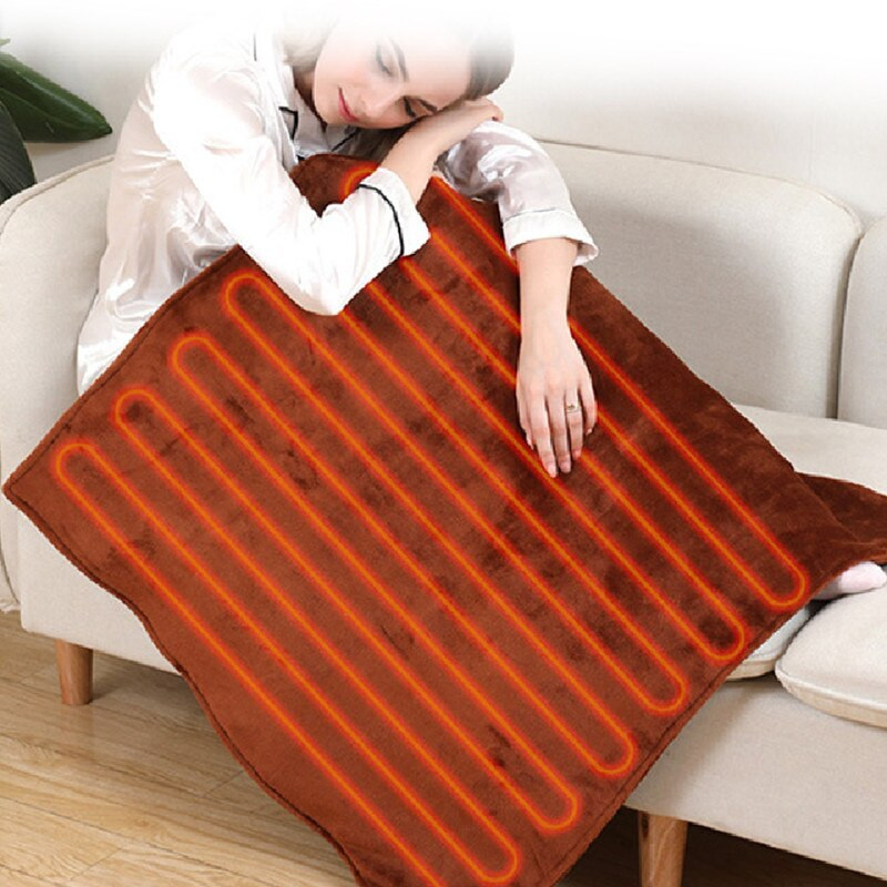 Elektronická plachta, flanelová elektrická deka, vyhrievaná estetická podložka, termálna podložka, ohrievač tela, zimný ohrievač, antistatický chrbát, krk