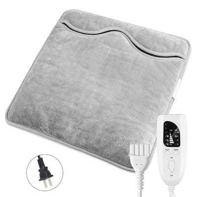 Elektrický ohrievač nôh, vyhrievacia podložka na nohy, nastaviteľná 6 úrovní teploty pre zimné ohrievanie nôh