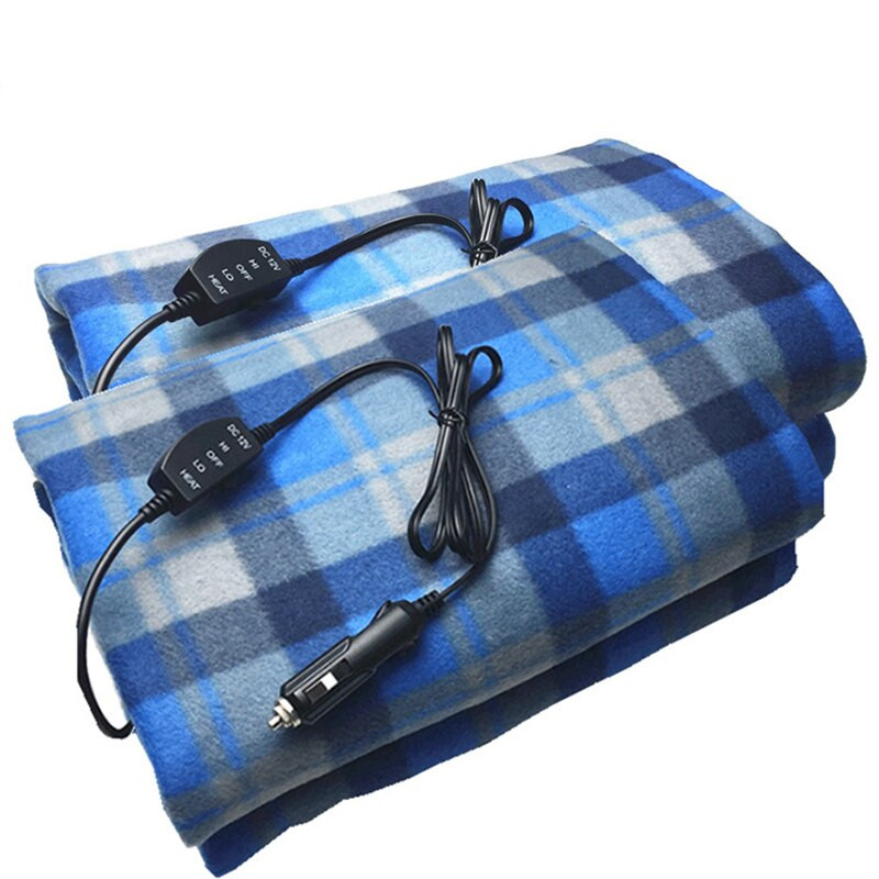 Elektrická vykurovacia deka Koberce Auto Elektrická deka 12V Auto Vykurovacia deka Energeticky úsporná teplá vyhrievaná podložka Jedno sedadlo Halloween