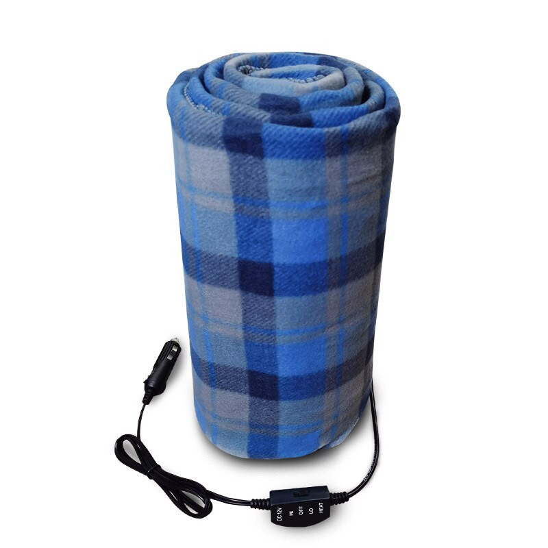 Elektrická vykurovacia deka Koberce Auto Elektrická deka 12V Auto Vykurovacia deka Energeticky úsporná teplá vyhrievaná podložka Jedno sedadlo Halloween