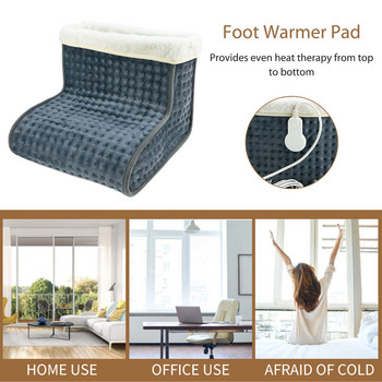 Подгряваща подложка за крака Миеща се електрическа възглавница за подгряване на крака 10-скоростно отопление Нагревател за крака Калъфи Консумативи за домашен офис