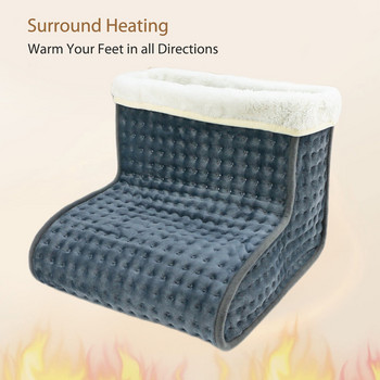 Μαξιλαράκι για θέρμανση ποδιών που πλένεται ηλεκτρικό θερμαντικό μαξιλάρι ποδιών 10 ταχυτήτων Θέρμανση καλύμματα ποδιών προμήθειες για οικιακό γραφείο
