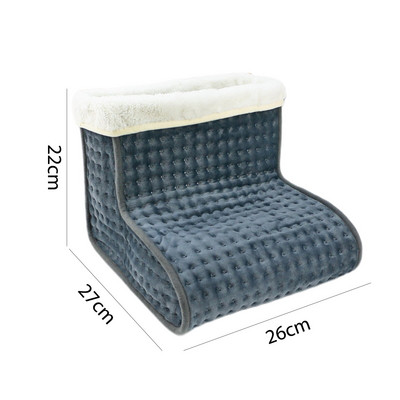 Lábmelegítő szőnyeg Mosható elektromos lábmelegítő párna 10 fokozatú fűtő lábfűtő huzatok Kellékek otthoni irodához