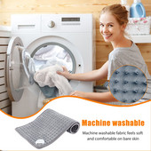 Zimná ohrievacia deka, 10-stupňové vyhrievacie podložky na telo, prateľná v práčke, vyhrievacia podložka na úľavu od bolesti kĺbov, zimný darček pre rodinu