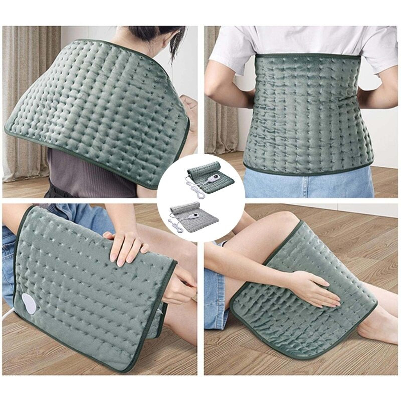 Pătură de încălzire electrică încălzire reglabilă cu 6 niveluri de temperatură pătură pentru dormitor, dormitor, birou, anti-frig