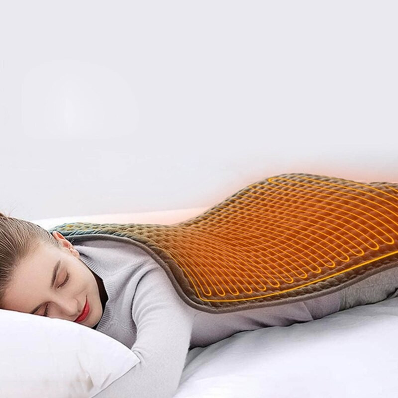 Pătură de încălzire electrică încălzire reglabilă cu 6 niveluri de temperatură pătură pentru dormitor, dormitor, birou, anti-frig