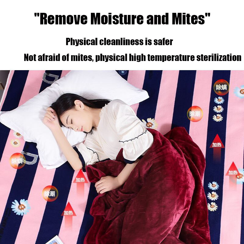 Elektrická deka pre domácnosť, inteligentná 220 V, jednoovládacia, dvojovládacia, matrace, udržiavanie tepla 1,8 m, inteligentná, bezpečná, vodotesná, načasovanie