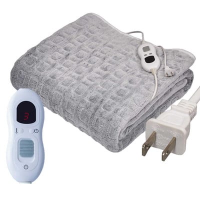 Elektrická deka, flanelová, rýchloohrievacia deka, časovač deky, ochrana pred prehriatím, umývateľná, celotelové ohrievanie, domáca kancelária