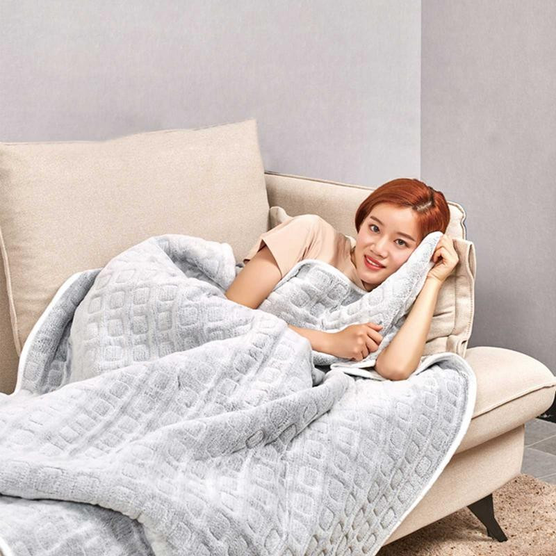 Elektrická deka, flanelová, rýchloohrievacia deka, časovač deky, ochrana pred prehriatím, umývateľná, celotelové ohrievanie, domáca kancelária