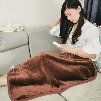 220V Електрически одеяла Многофункционално преносимо зимно топло отопление Фланелено одеяло USB зареждане с джобно безопасно Удобно