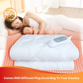 Elektrický ohrievač prikrývok, automatický vykurovací termostat, prikrývka 220 V, elektrická prikrývka, matrac, vyhrievané koberce, rohožka, zástrčka EÚ