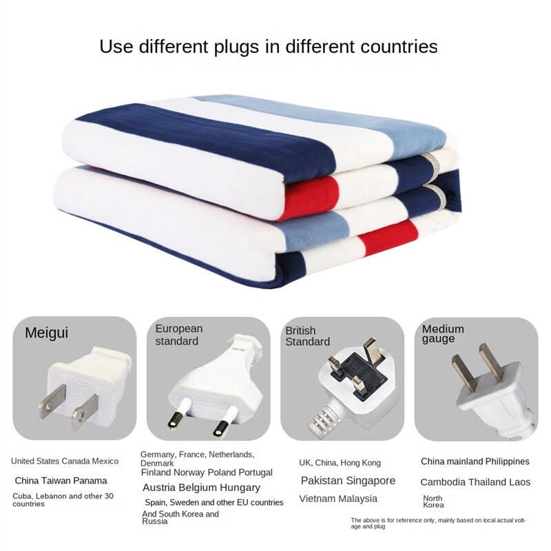 Inteligentná časovaná vykurovacia deka s reguláciou teploty, elektrická vykurovacia deka, vyhrievaná deka pre chladnú zimu