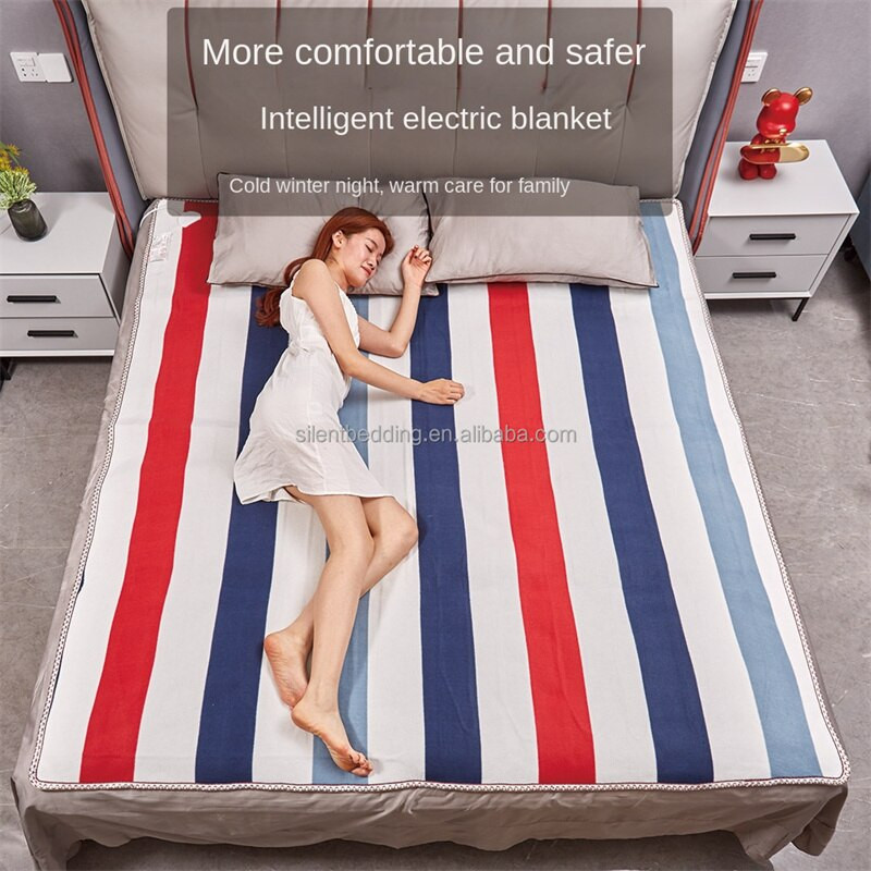 Inteligentná časovaná vykurovacia deka s reguláciou teploty, elektrická vykurovacia deka, vyhrievaná deka pre chladnú zimu