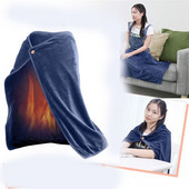 Elektrická vykurovacia deka s nabíjaním cez USB, horúce použitie, na cestovanie v aute, domácu kanceláriu, ženy, ohrievač v zime, prateľný, nastavenia tepla, vyhrievaný