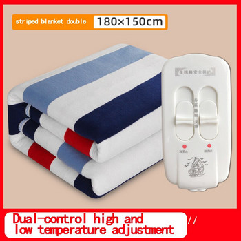 Ηλεκτρική κουβέρτα διπλής θερμοκρασίας Διπλού ελέγχου Χειμερινό οικιακό ηλεκτρικό στρώμα Έξυπνος χρονισμός Θέρμανση Θερμότερη κουβέρτα
