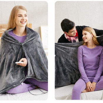 Ηλεκτρική κουβέρτα φυσιοθεραπείας βελούδινη ηλεκτρική θερμαντική κουβέρτα γραφείου Υπνάκος μάλλινη κουβέρτα θέρμανσης σάλι Θερμαινόμενη κουβέρτα USB Διασύνδεση