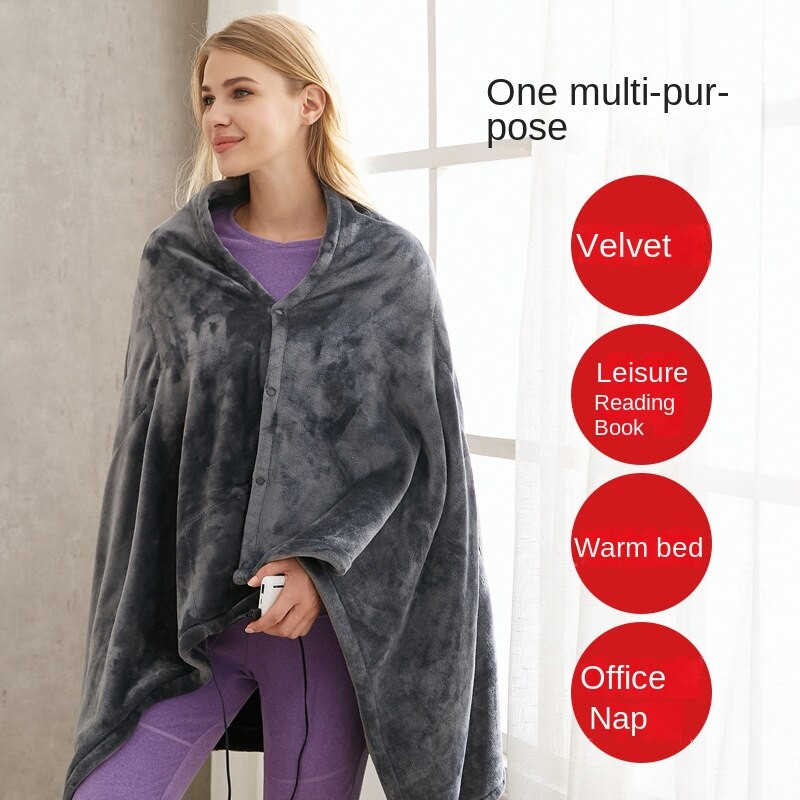 Fyzioterapeutická elektrická deka, plyšová elektrická vyhrievacia deka, kancelárska vlnená deka, vyhrievací šál, vyhrievaná deka s USB rozhraním