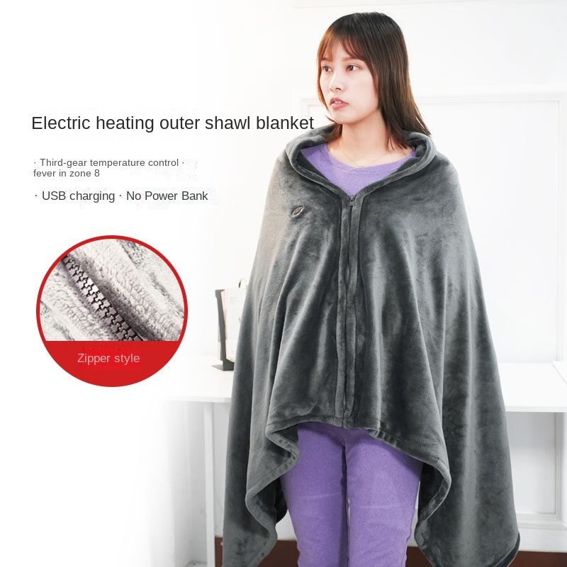 Fyzioterapeutická elektrická deka, plyšová elektrická vyhrievacia deka, kancelárska vlnená deka, vyhrievací šál, vyhrievaná deka s USB rozhraním