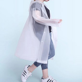 Moodne vihmamantel jakk meeste ja naiste paksendatud täiskasvanutele kaasaskantav veekindel õues reisimine, ühes tükis, ühekordselt kasutatav Eva Poncho