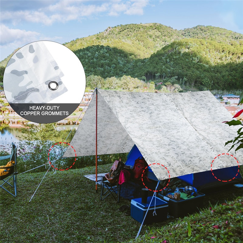 Õues kapuutsiga hingav vihmariided Camo Pontšo armee taktikaline vihmamantel Telkimine Matkamine Jahindus Linnuvaatlusülikond Reisi vihmavarustus