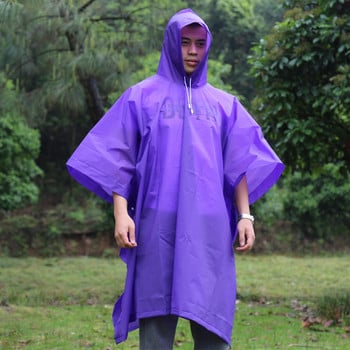 Мултифункционален дъждобран Универсален мъжки прозрачен дъждобран Дамска раница Пончо Дъждобран Непромокаем Къмпинг Туризъм