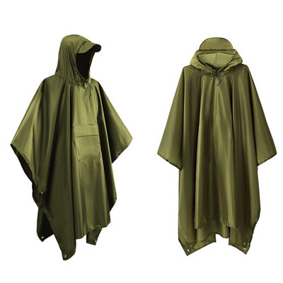 3 u 1 vanjska vojna vodootporna kabanica Kabanica Muška kabanica Ženska tenda od kiše Motocikl Kišni pončo Podloga za piknik
