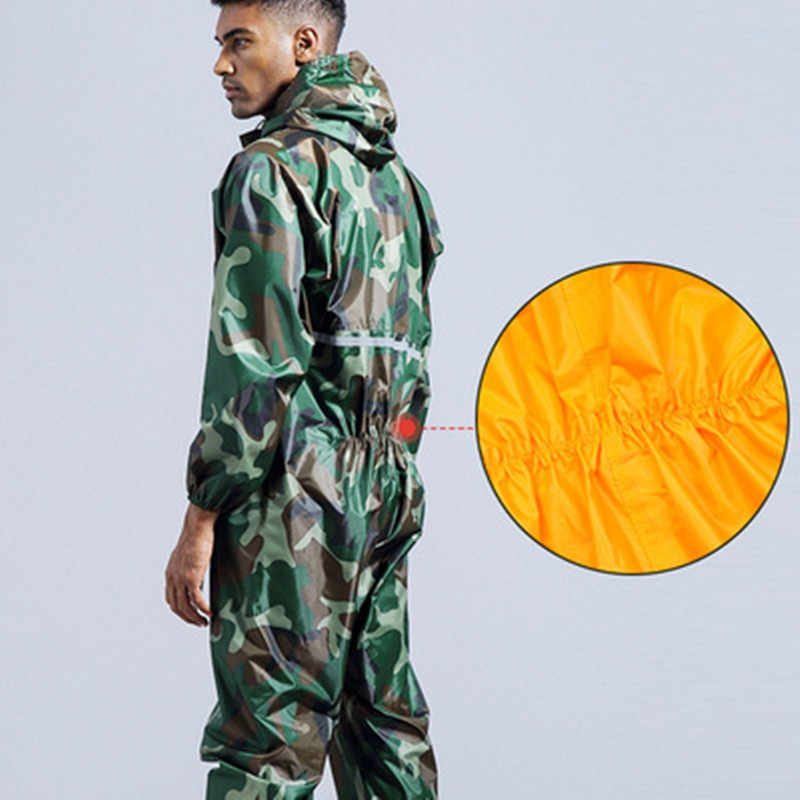 Spojené pláštenky s kapucňou pre mužov a ženy, dažďový oblek Fission s kapucňou, farba v spreji, unisex pláštenky, pracovné oblečenie, bezpečnostné obleky