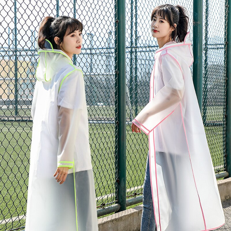 Pelernă de ploaie pentru bărbați, transparentă, impermeabilă, pentru doamne, haină de ploaie pentru femei, rezistentă la vânt, pentru o singură persoană, îmbrăcăminte de ploaie, impermeabilă, pentru mediul înconjurător.