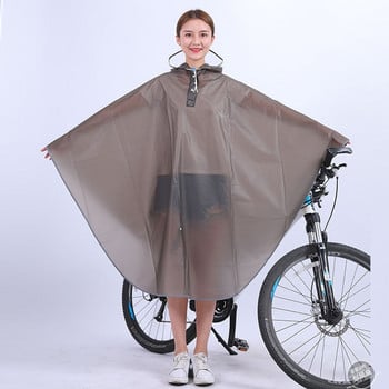 Висококачествено мъжко дамско колоездене Велосипед Велосипед Дъждобран Дъждовно наметало Пончо с качулка Ветроустойчиво дъждобран Мобилно покритие за скутер