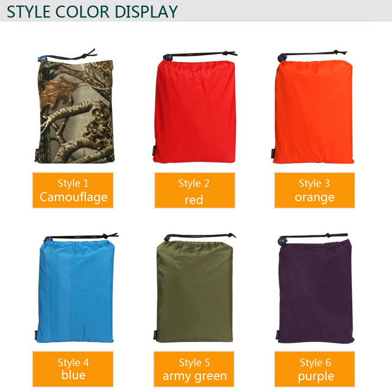 3 u 1 višenamjenska kabanica vodootporan kišni pončo ruksak planinarenje kišna navlaka motocikl vanjska tenda podloga za šator za kampiranje