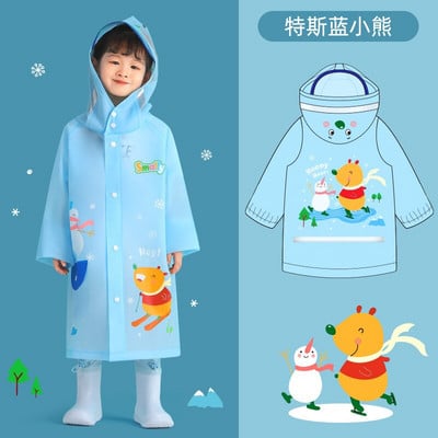 Pelenă de ploaie pentru copii de 1-10 ani pentru copii, băieți, fete, salopetă impermeabilă, cu glugă, dintr-o bucată de dinozaur, îmbrăcăminte de ploaie și pantaloni