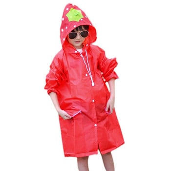 Водоустойчив 1PCS Детски дъждобран Детски дъждобран Дъждобран Ветроустойчив дъждобран Студентско пончо в анимационен животински стил
