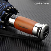 Originalna robna marka 125 cm veliki automatski kvalitetni dvoslojni kišobran za žene, 3 puta otporan na vjetar, veliki vanjski kišobran za muškarce i žene