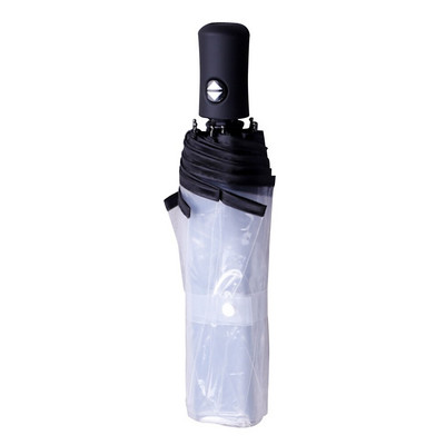 Plne automatický prenosný cestovný dáždnik proti vetru, vonkajší plážový, ľahký, odolný, s bublinovou kupolou, priehľadný, darčekový, trojitý skladací