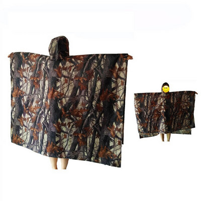 Pelernă de ploaie 3 în 1 Rucsac Îmbrăcăminte de ploaie Glugă Drumeții Ciclism Husă de ploaie Poncho Cort rezistent la apă Cort de camping în aer liber Covoraș